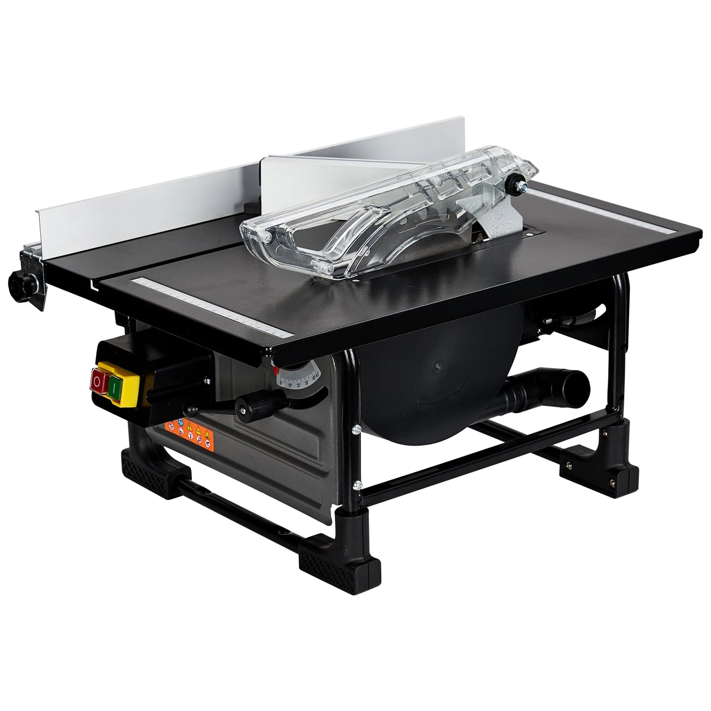 Table Saw for Jobsite 8-inch 6.7-Amp Copper Motor Cutting Speed up to 3576RPM 24T Blade Compact Portable Table Saw Kit