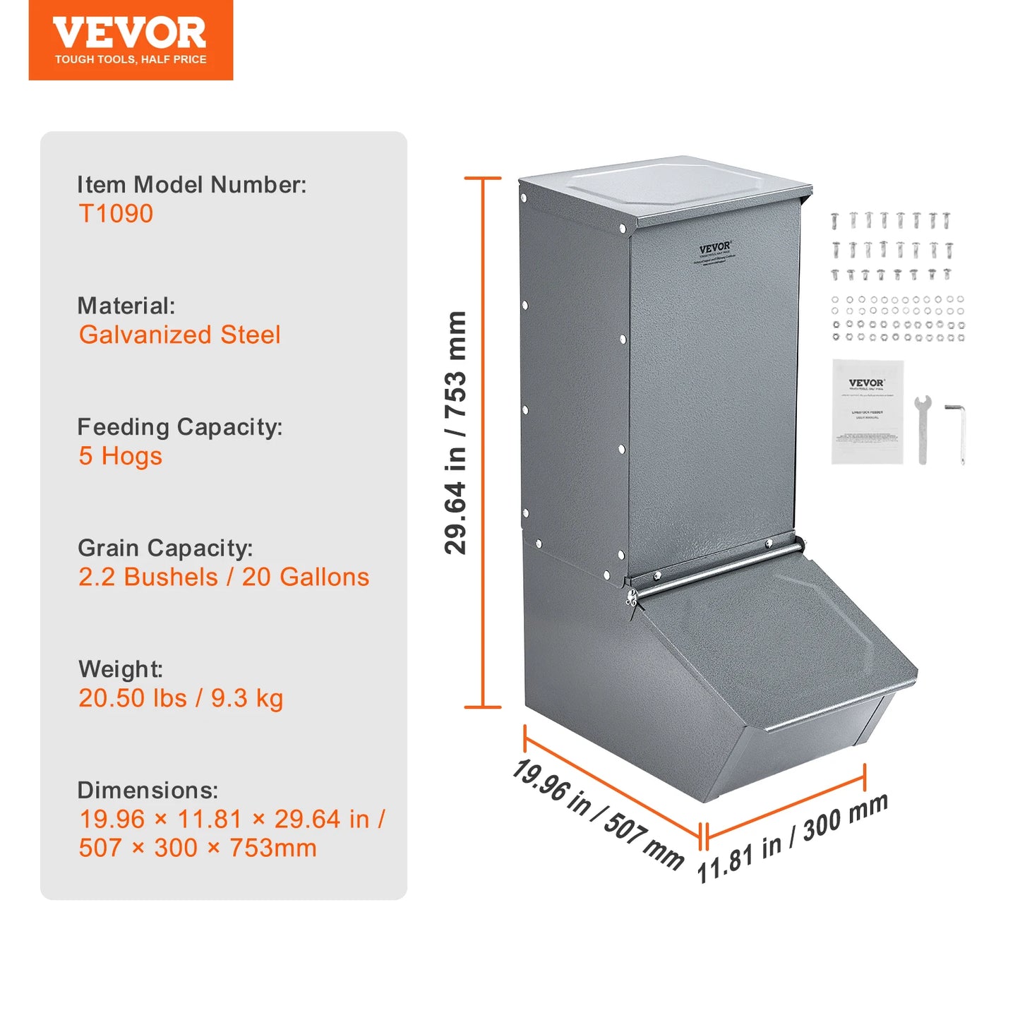 Hog Feeder Heavy Duty Steel Piglets Feeder Multipurpose Trough Creep Feeder Outdoor Livestock Feeder Farm Accessory