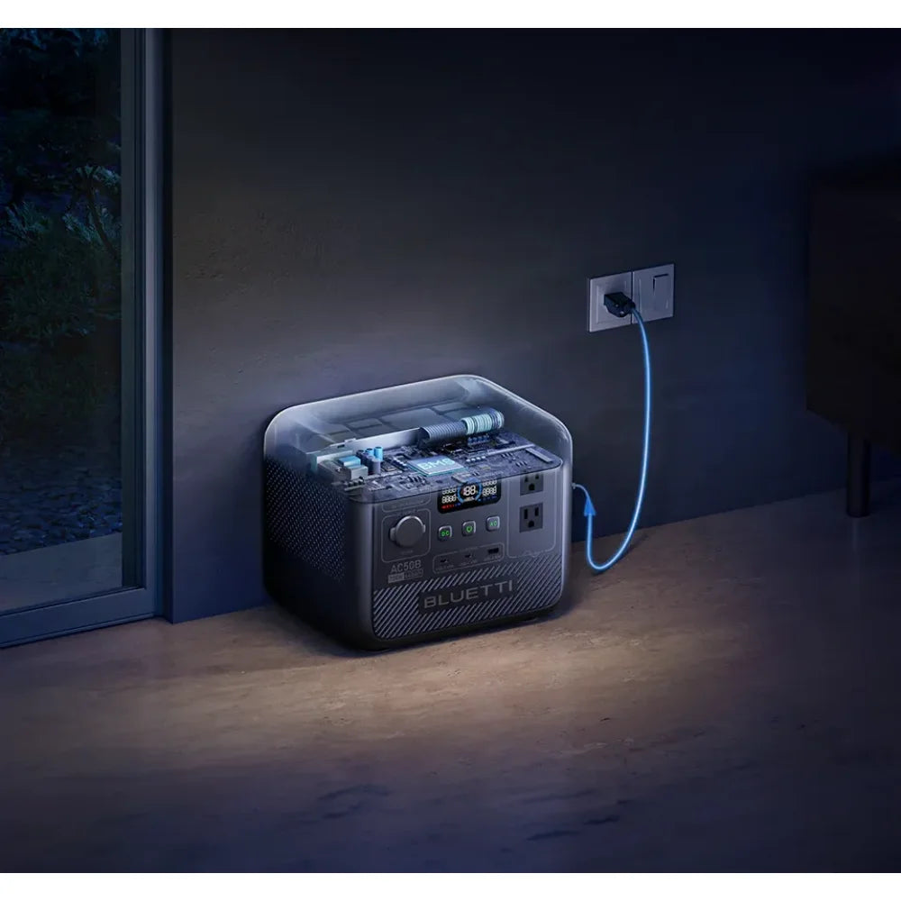 AC50B Portable Power Station | 700W 448Wh Compact Reliable Energy for Outdoor and Emergency Use