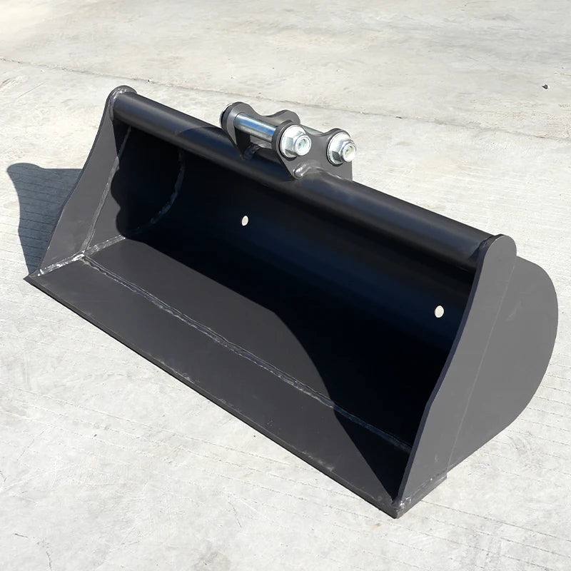 800mm Toothless Bucket – Excavator Accessory, Equipped with Connecting Pin, Easily Handles Various Operating Scenarios!