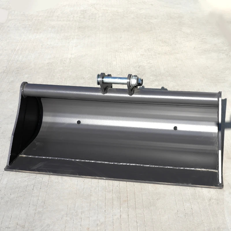 800mm Toothless Bucket – Excavator Accessory, Equipped with Connecting Pin, Easily Handles Various Operating Scenarios!