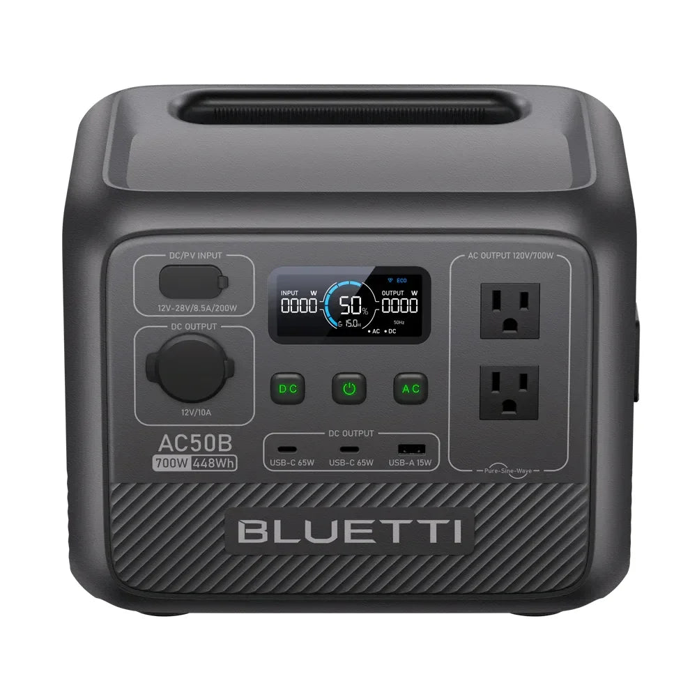 AC50B Portable Power Station | 700W 448Wh Compact Reliable Energy for Outdoor and Emergency Use