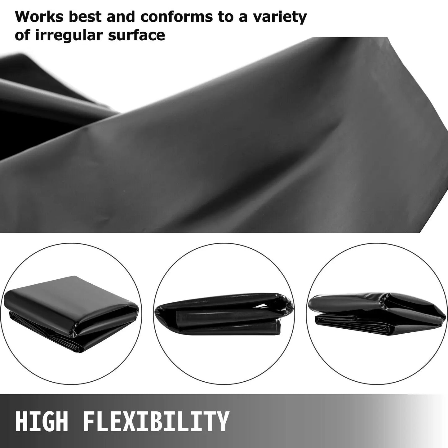 LLDPE Pond Liner 20 Mil Liner  for Pool Landscaping Waterfall Gardens Fishponds Backyard Waterfalls Fish Pond Liners