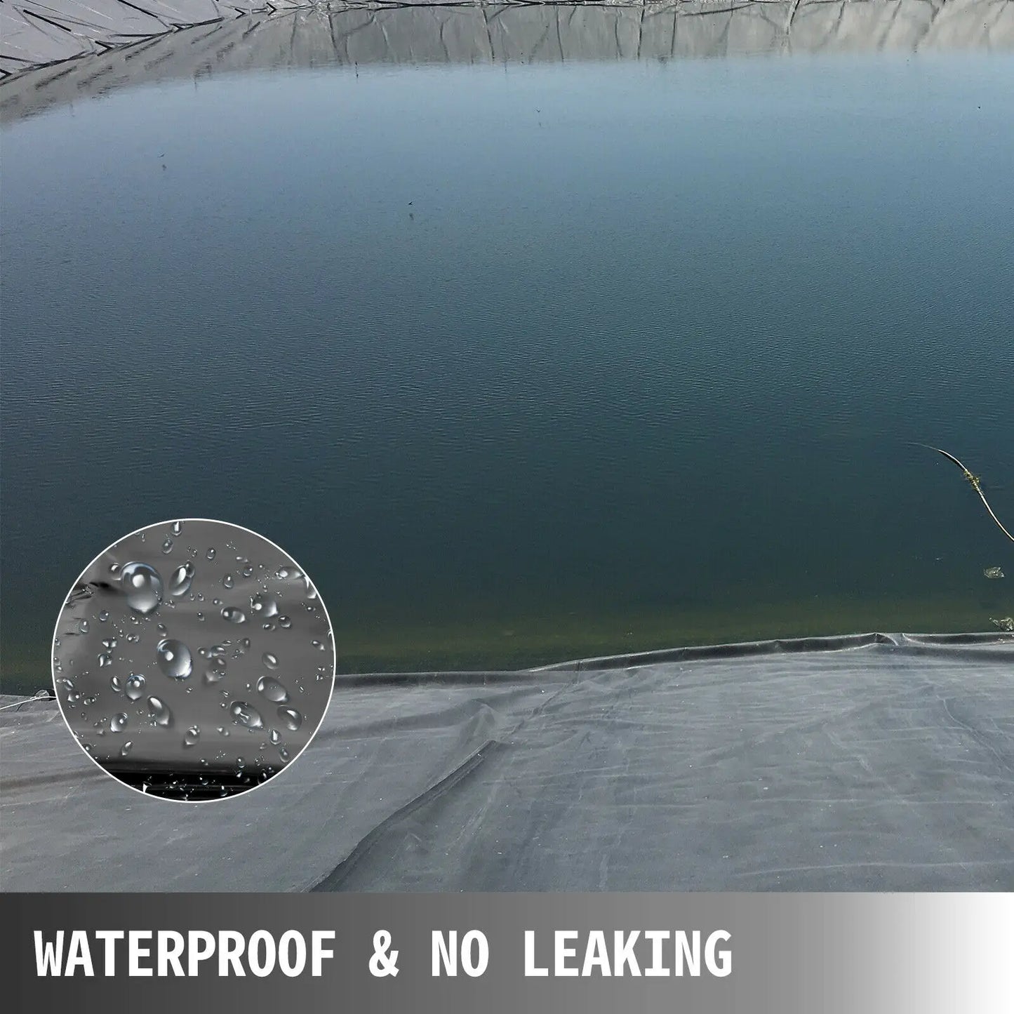 LLDPE Pond Liner 20 Mil Liner  for Pool Landscaping Waterfall Gardens Fishponds Backyard Waterfalls Fish Pond Liners