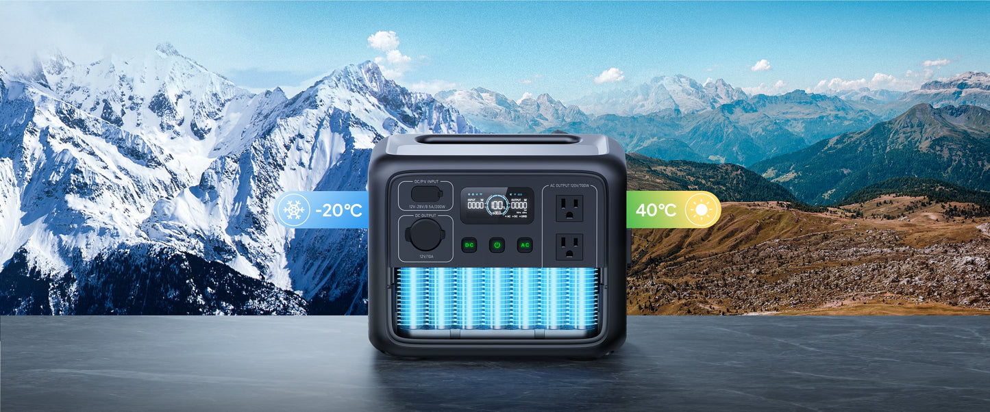 AC50B Portable Power Station | 700W 448Wh Compact Reliable Energy for Outdoor and Emergency Use
