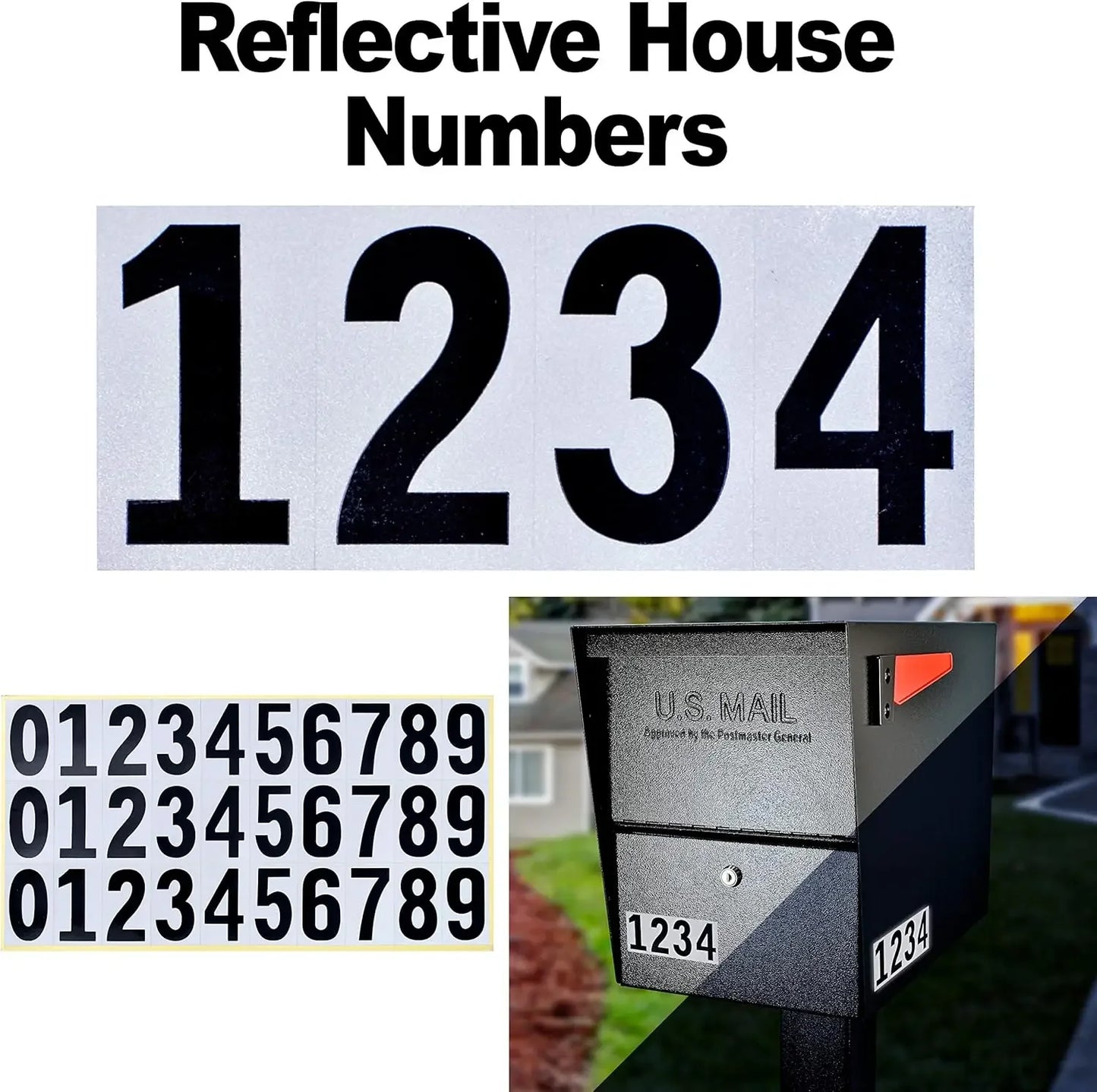 7206 Package Master Curbside Locking Security Mailbox | Black,Medium