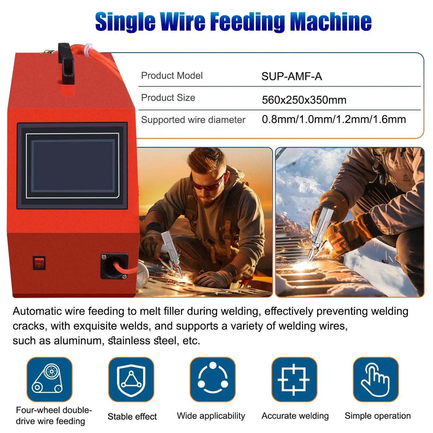 1500W BWT 4-in-1 Fiber Laser Welding Machine Industrial Laser Rust Remover Water Cooling Metal Cleaning Welding Cutting Welder