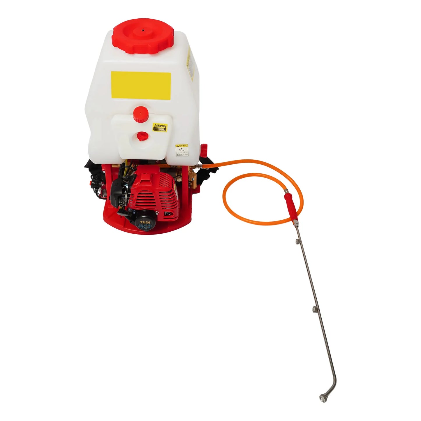 Petro Backpack Sprayer, 25.4cc 2-Stroke Engine 0.7KW, 20L Tank Capacity 10L/min Water Absorption, High-Pressure Piston Pump, 6.56-24.25ft Parallel Spray, for Farm Garden Orchard Crop