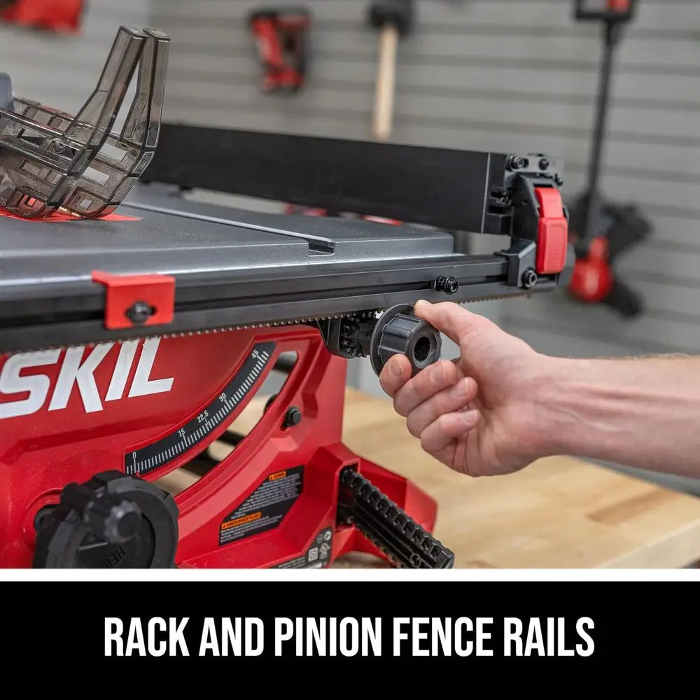 8.25 Portable Table Saw with 15 Amp Power for Jobsite Use (Stand Not Included)