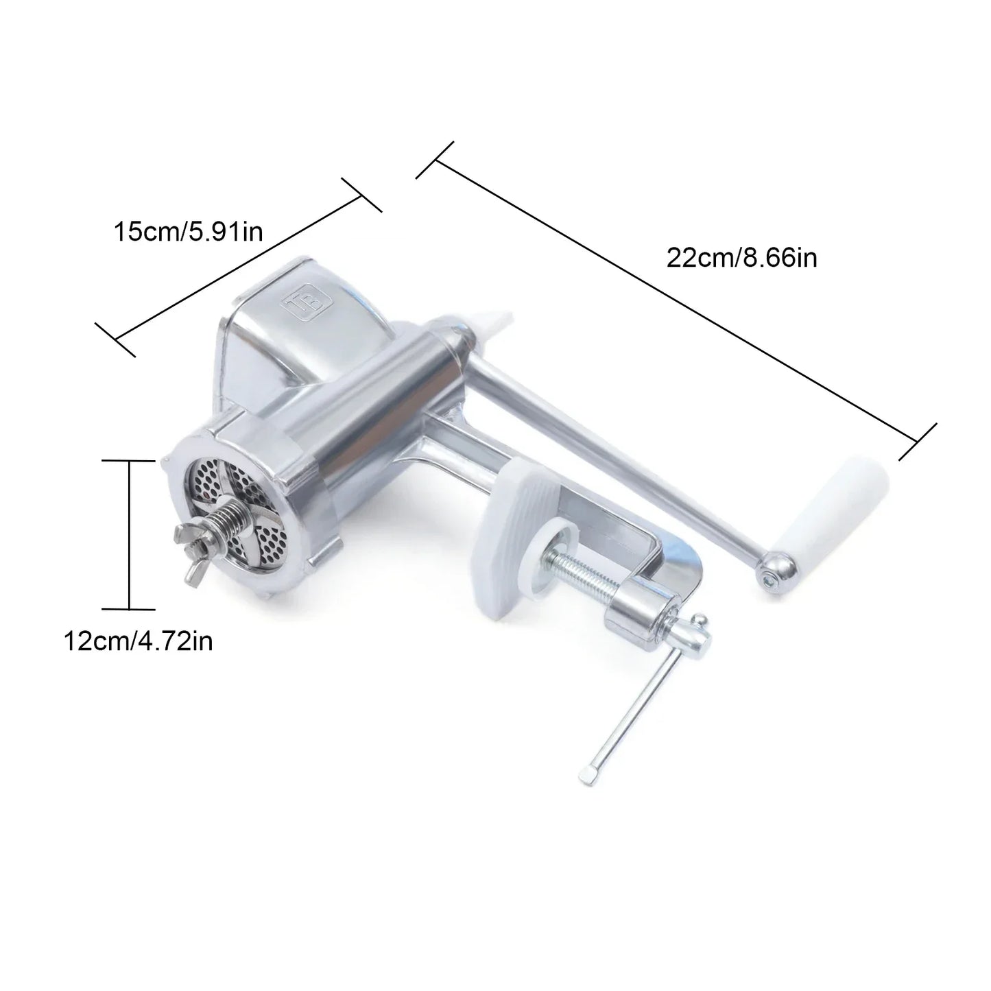 Stainless Steel Pet Food Granulator, Manual Animal Feed Pellet Machine, Fishing Bait, Dog Cat Bird Fish, Portable Pellet Mill