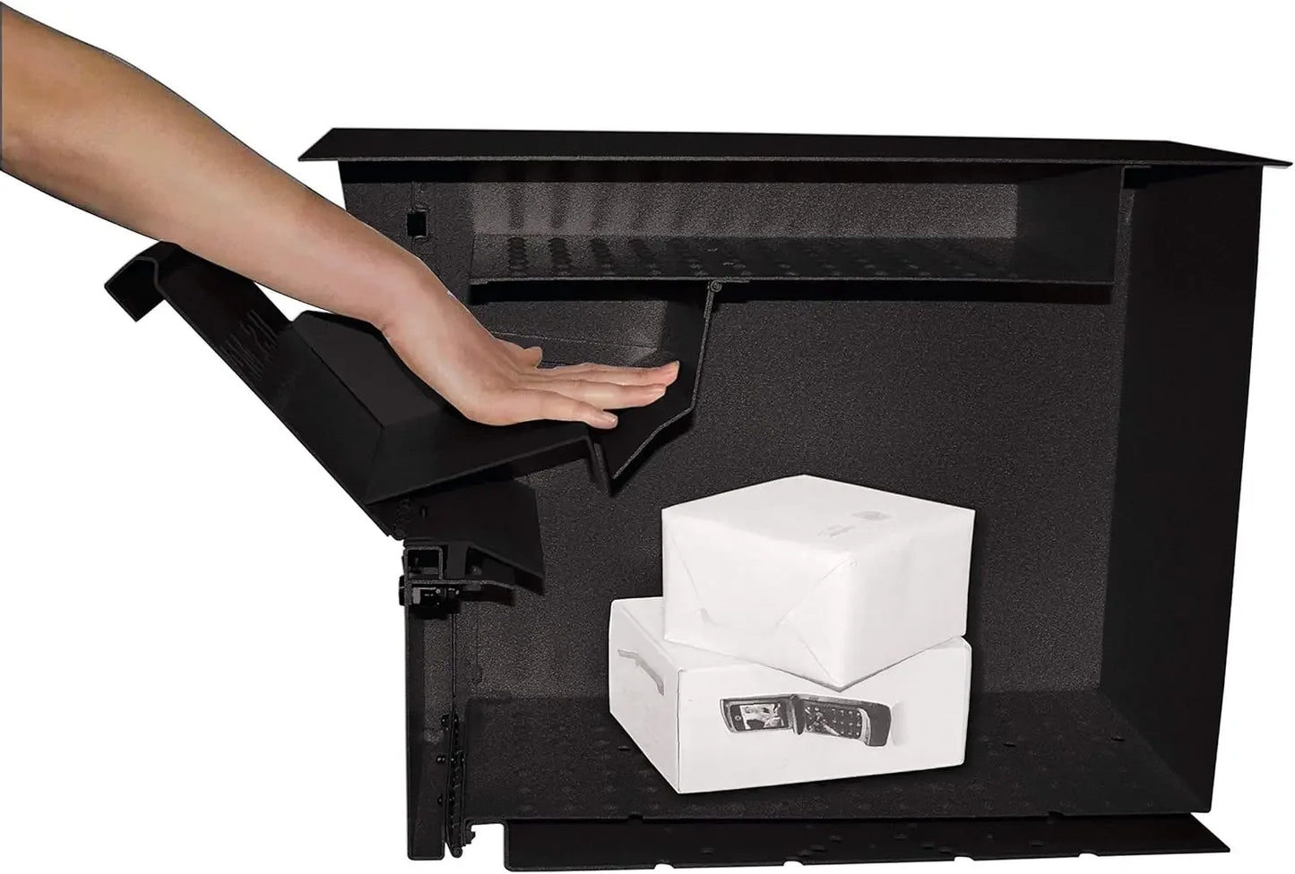 7206 Package Master Curbside Locking Security Mailbox | Black,Medium