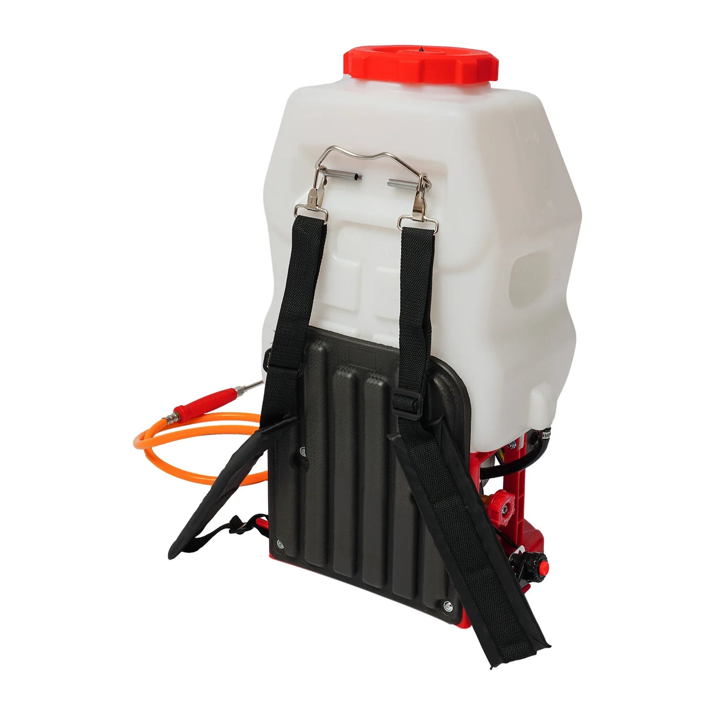 Petro Backpack Sprayer, 25.4cc 2-Stroke Engine 0.7KW, 20L Tank Capacity 10L/min Water Absorption, High-Pressure Piston Pump, 6.56-24.25ft Parallel Spray, for Farm Garden Orchard Crop