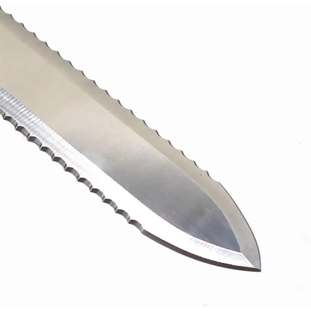 Serrated Stainless Steel Unping Knie Tool with Wooden Handle for Hive Maintenance