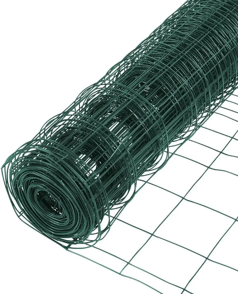1x1 Inch Mesh Welded Wire Fence, 36x100 Ft, 16 Gauge Galvanized Steel for Animal Enclosures and Garden Protection