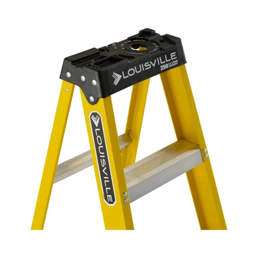 Ladder 8' Fiberglass Step Ladder, 12' Reach, 250 lbs Load Capacity, W-3118-08