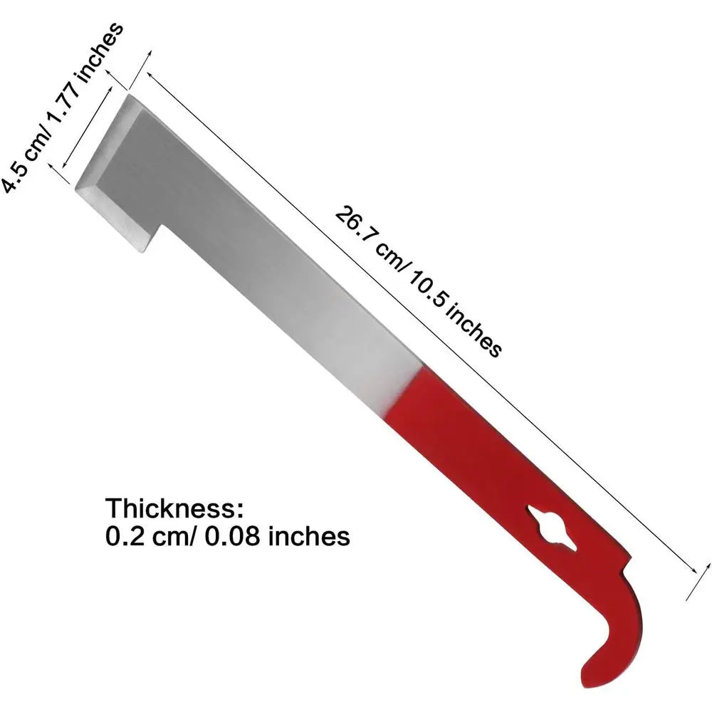 2-Pack Stainless Steel Hive Tool with J Hook, BeLiter, and Scraper, 10.5 Inch