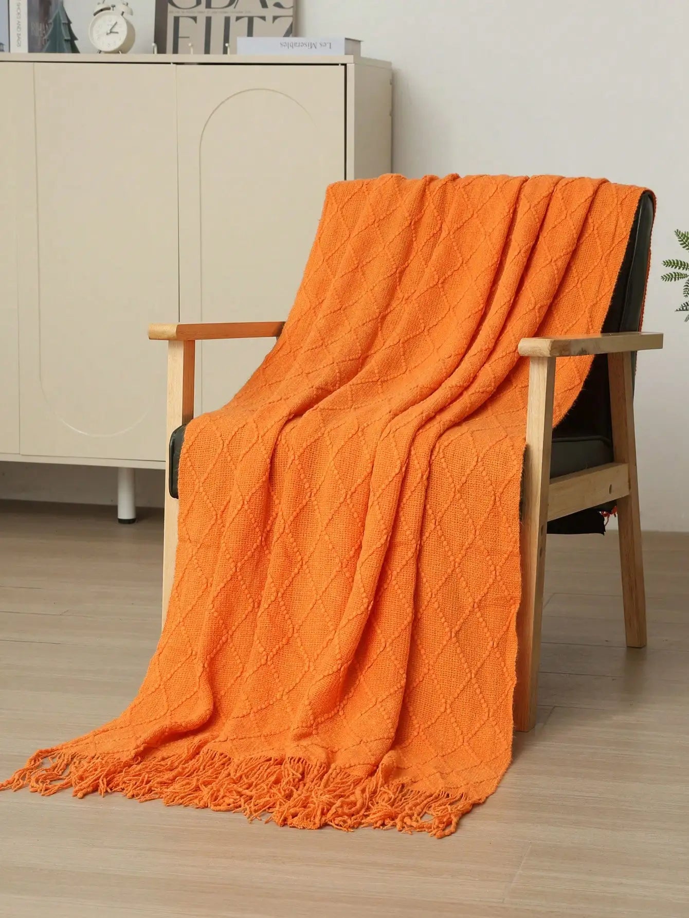 1pc Knitted Blanket, Sofa Throw Rug, Bedspread, Shawl For Napping At Office, Summer Use