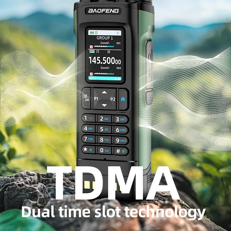 New  DM32 Walkie Talkie DMR GPS 10W Programming Multi Band Wireless Copy Frequency Type-C DM-32UV Ham 2 Way Ra