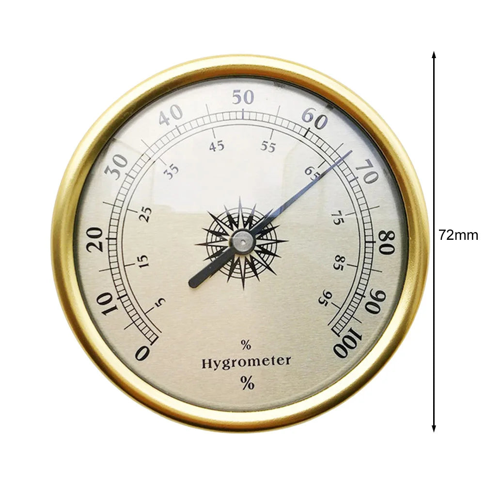 2-in-1 Pointer Type Hygrometer Thermometer Mini Mechanical High Precision Humidity Temperature Meter Guage for Indoor