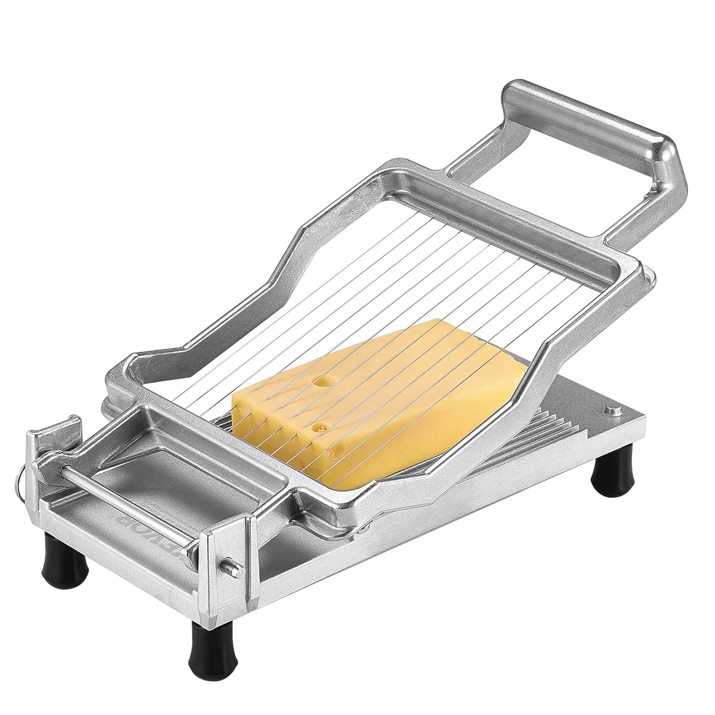 Cheese Cutter with Wire 0.39" & 0.78" Aluminum Alloy Commercial Cheese Slicer with 316 Stainless Steel Kitchen Cooking