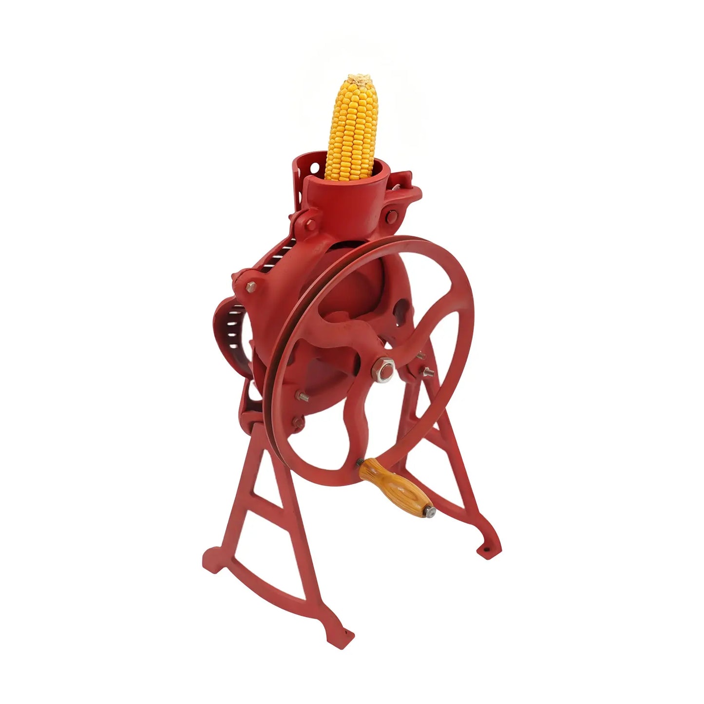 Manual Corn Thresher – Durable Pig Iron, Ergonomic Handle, Stable Design, Adjustable Inlet, Motor Compatible, Fast Kernel Removal, Easy to Clean, Ideal for Home & Small Farms