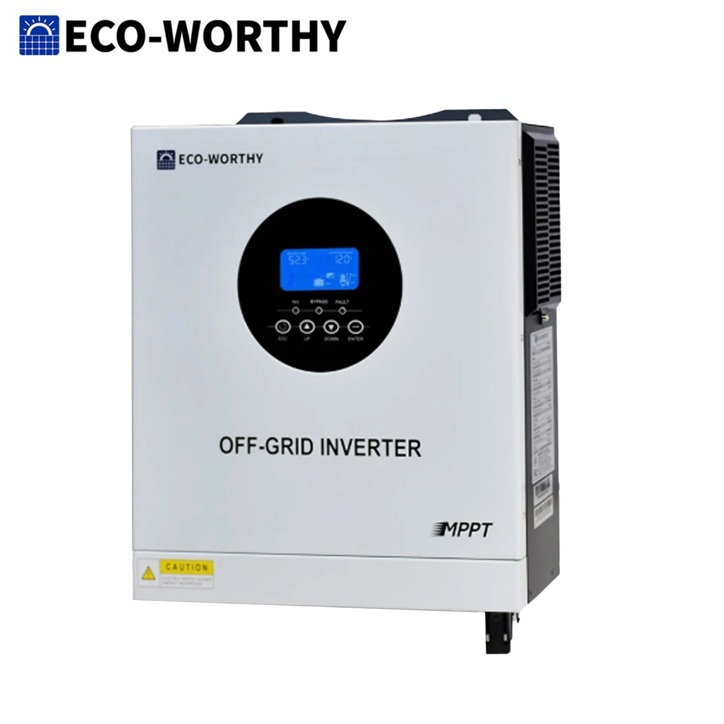 5000W Solar Hybrid Inverter 48V DC-120V/220V Pure Sine Wave Power Inverter AC Split Phase Off-Grid System