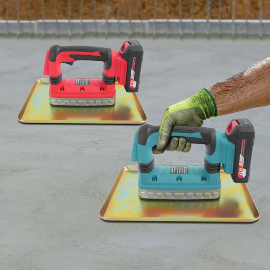 Red/Blue Concrete Flat Plate Vibrator 6 Gear Portable Concrete Trowel 160W Cement Vibratory Smoothing Machine for Road House Dam