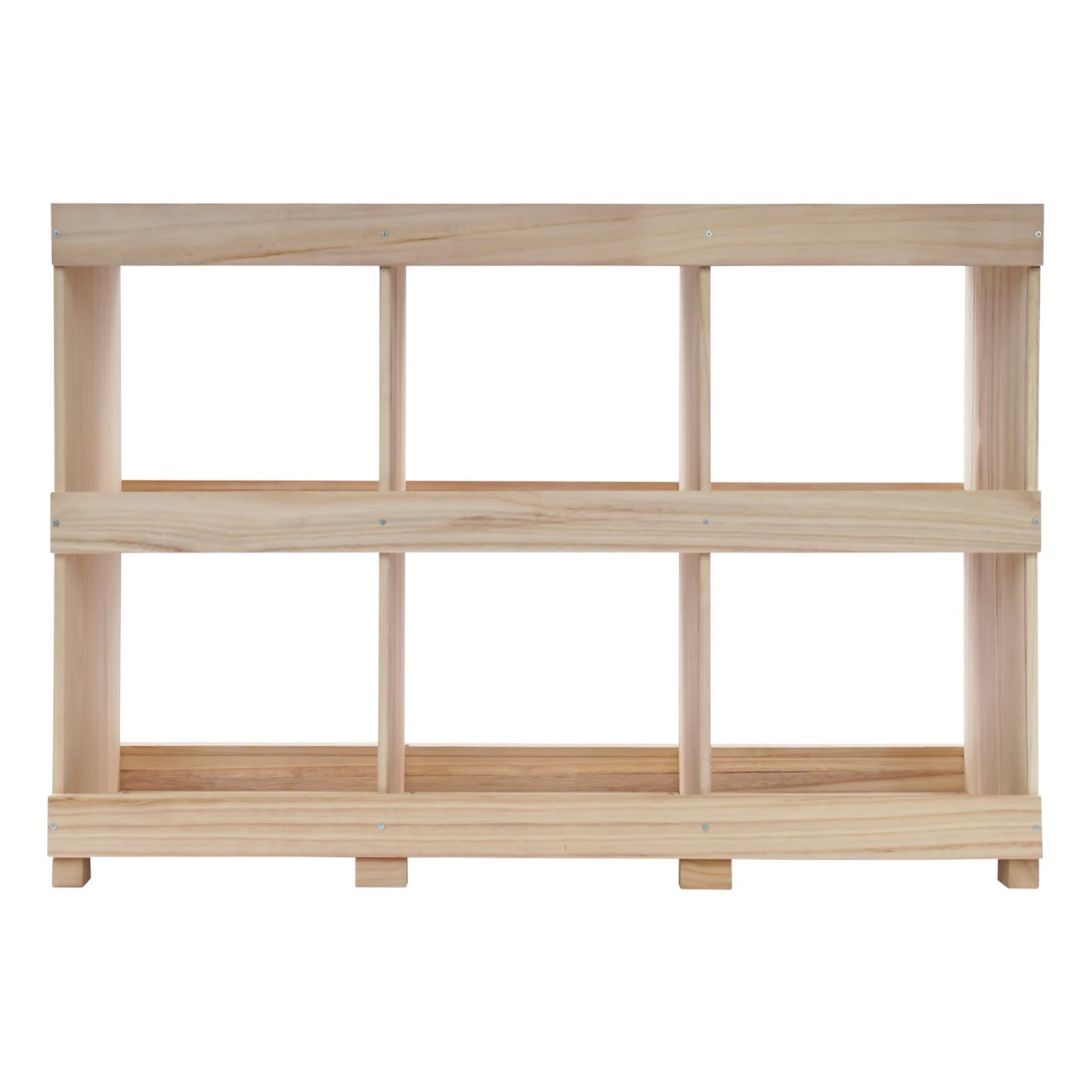 6 Compartment Wooden Chicken Nesting Box Solid Log Wood Impact Wear Resistant Stable Rectangular Frame 6 Hole Timber Hen Laying Crate Single 12in Large Cubbies 6 Grid Wood Poultry Egg Laying House For Backyard Farm Hatchery