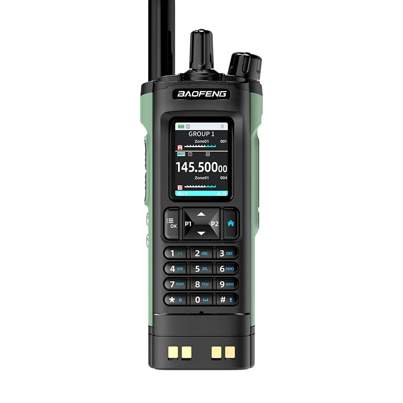 New  DM32 Walkie Talkie DMR GPS 10W Programming Multi Band Wireless Copy Frequency Type-C DM-32UV Ham 2 Way Ra