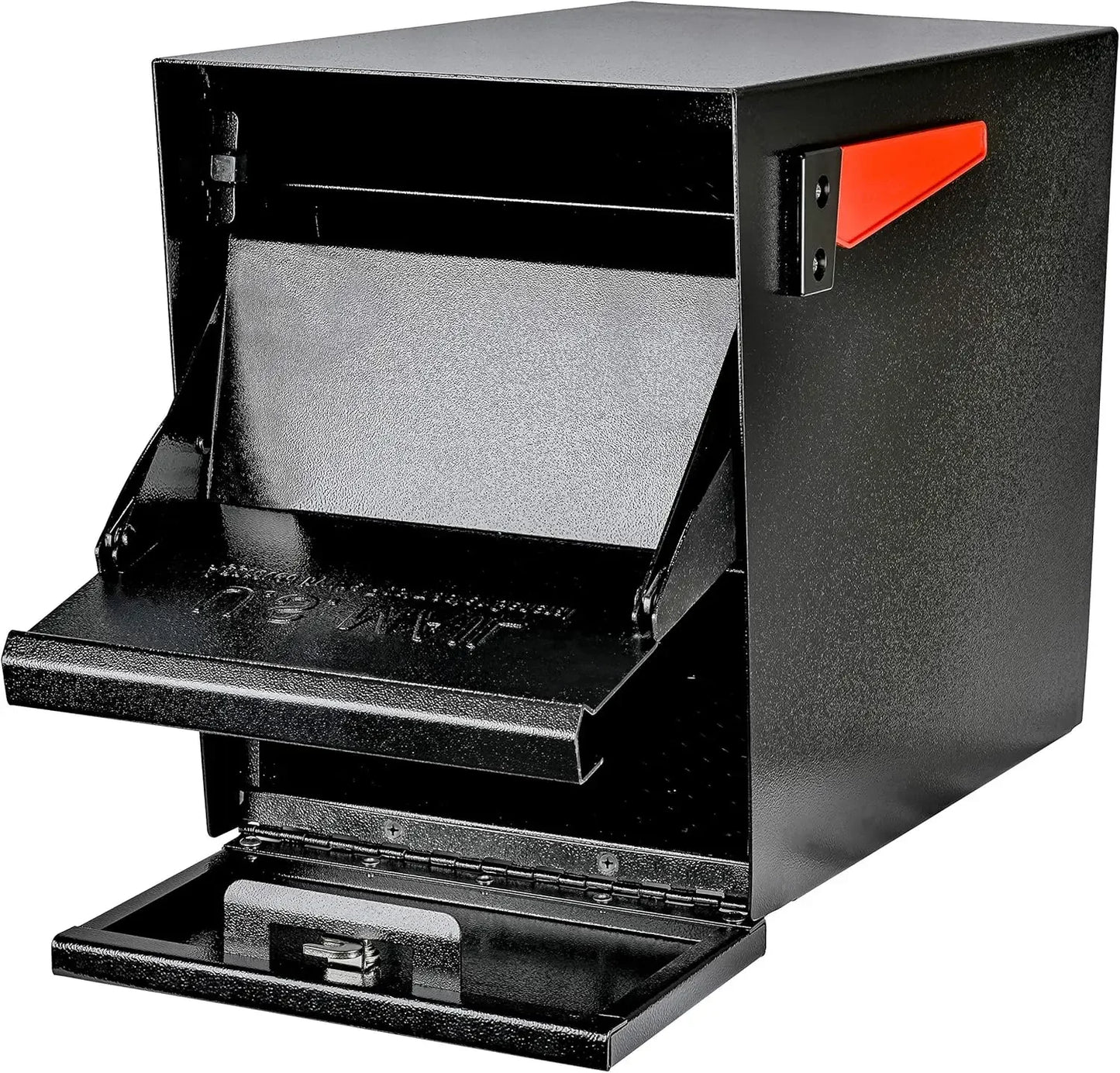 7206 Package Master Curbside Locking Security Mailbox | Black,Medium