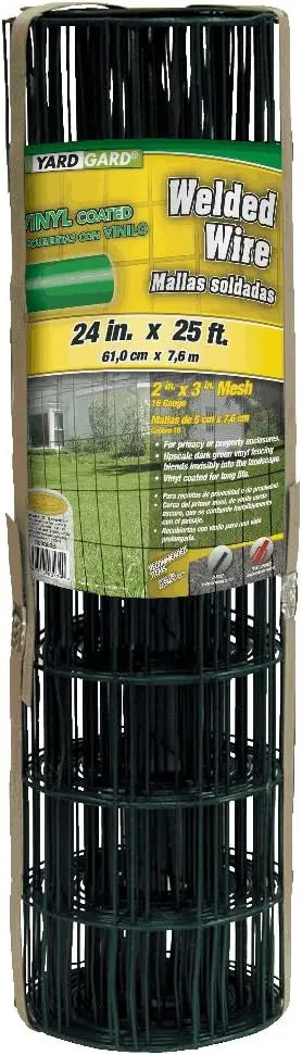 1x1 Inch Mesh Welded Wire Fence, 36x100 Ft, 16 Gauge Galvanized Steel for Animal Enclosures and Garden Protection