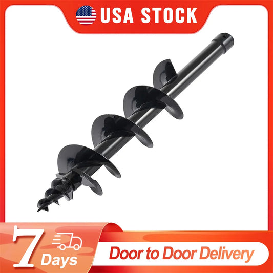 USA STOCK 150mm 200mm Auger Drill Rod Attachment for 1Ton-1.5Ton Mini Excavator Small Digger